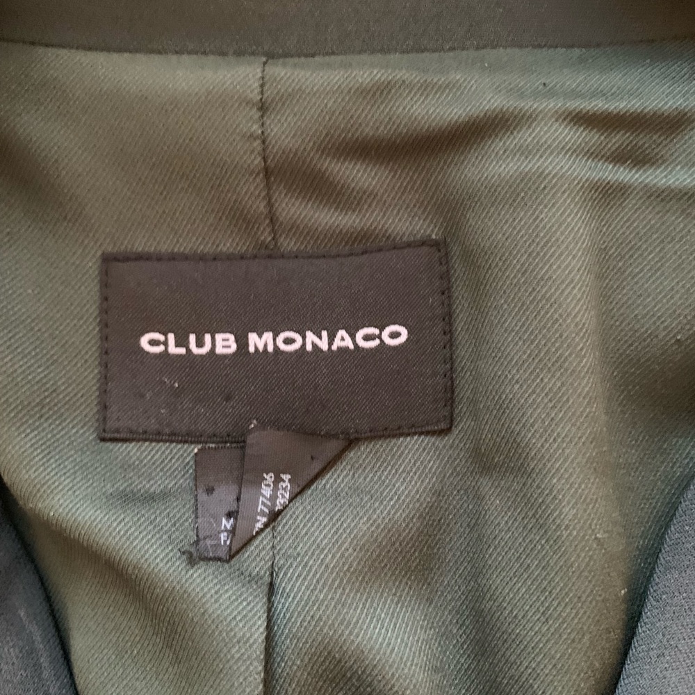 Club Monaco Crepe Moto Jacket - Picture 2 of 4